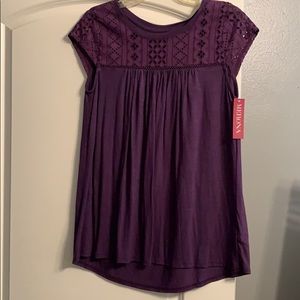 Flowy Purple Top.